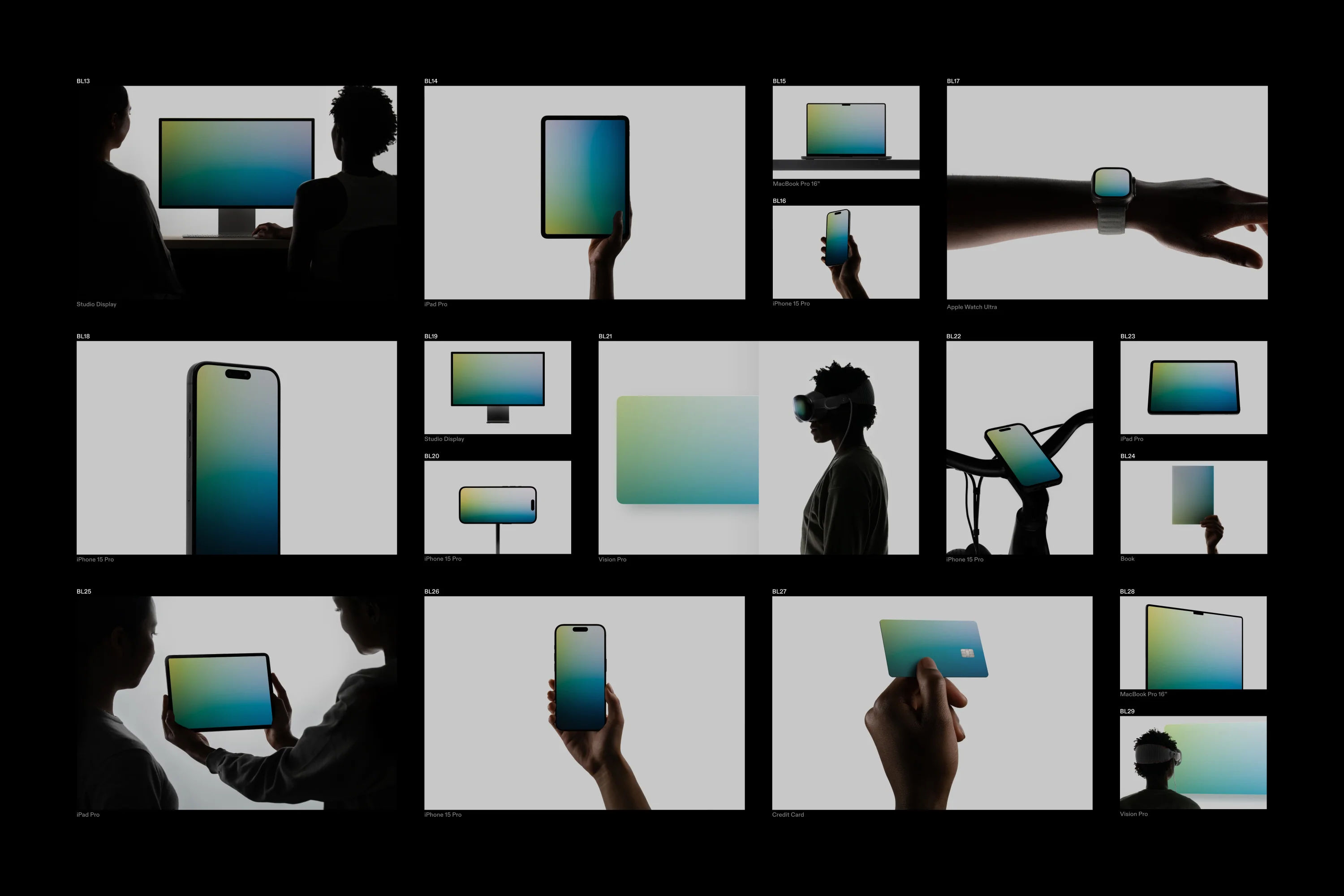 All Blanc + Noir (126 Mockups + 4 Video) - Image 5