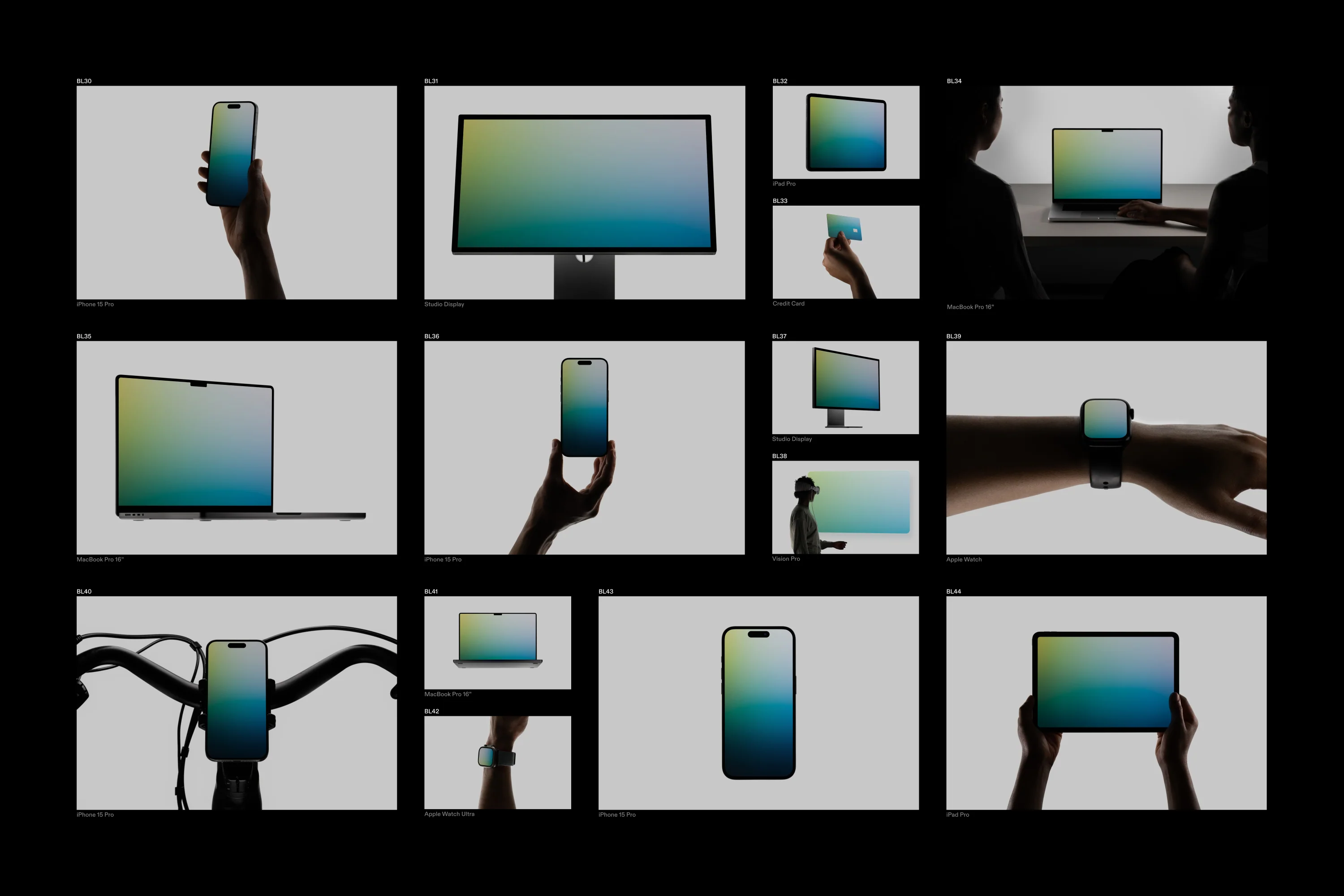 All Blanc + Noir (126 Mockups + 4 Video) - Image 6
